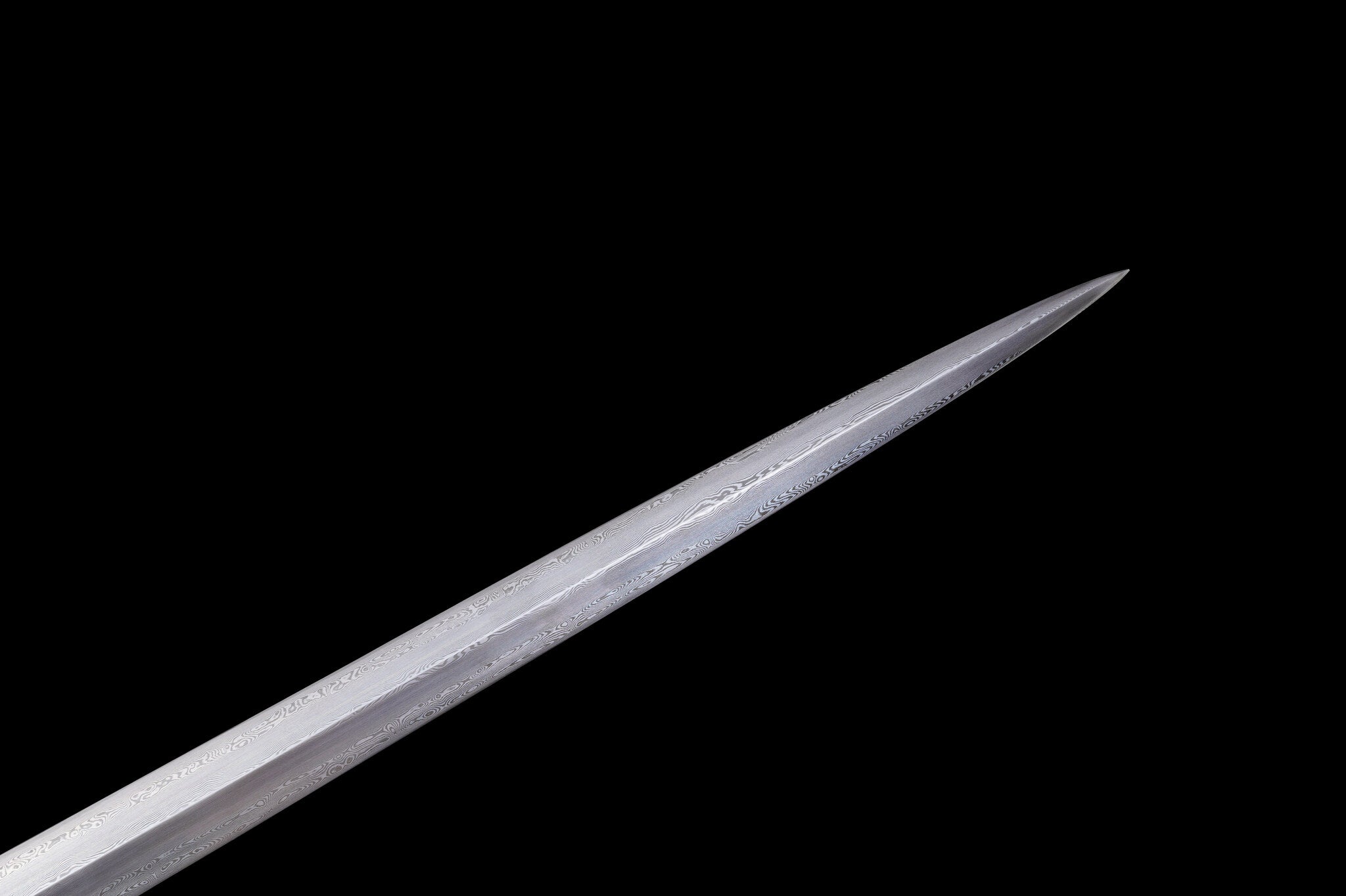 Crimson Lion Longsword – Damascus Steel – 49.6 in – detail 5