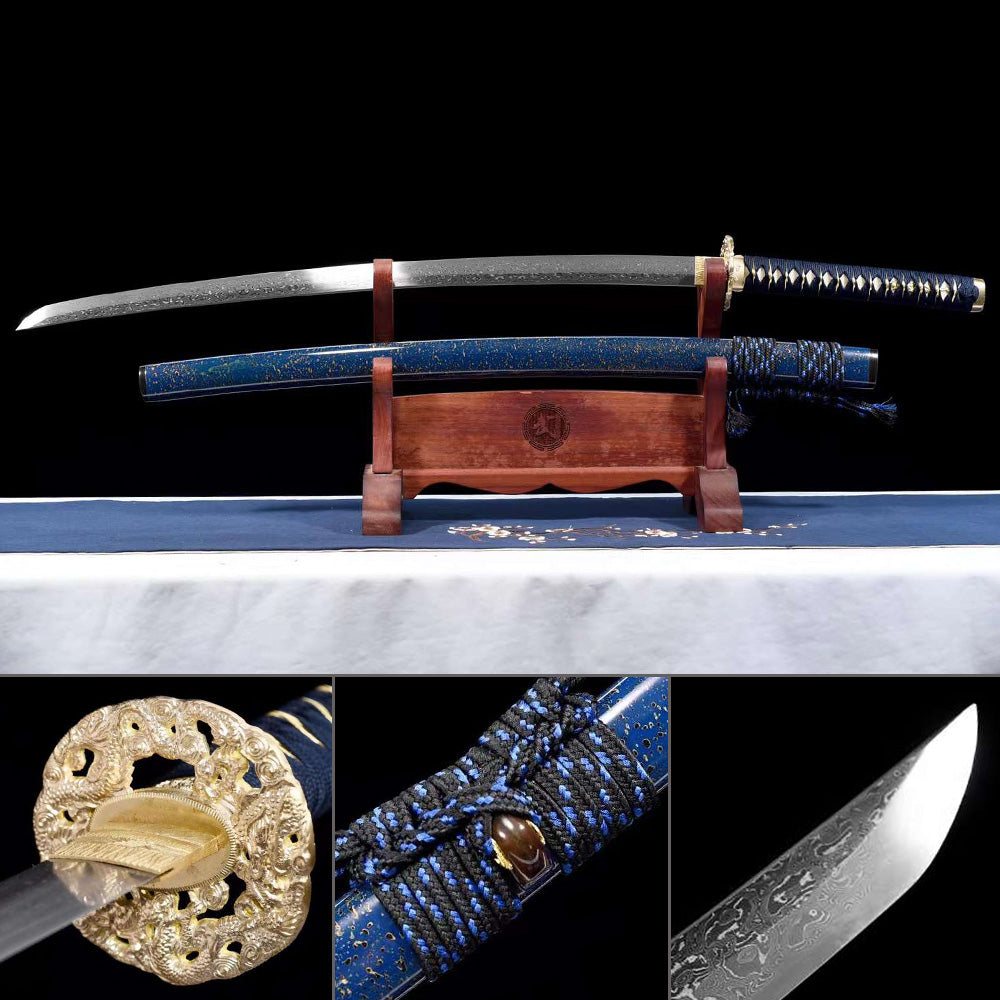 怒った海 Katana Damas Steel