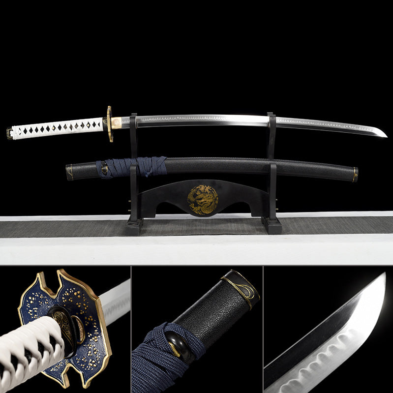 Devil May Cry Vergil Sword Épée De Samouraï Japonais Faite À La Main En Acier T10 Avec Hamon