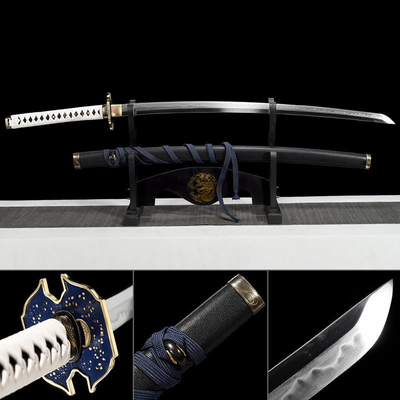 Devil May Cry Vergil Sword Épée de samouraï japonaise faite à la main Hamon en acier à haute teneur en manganèse