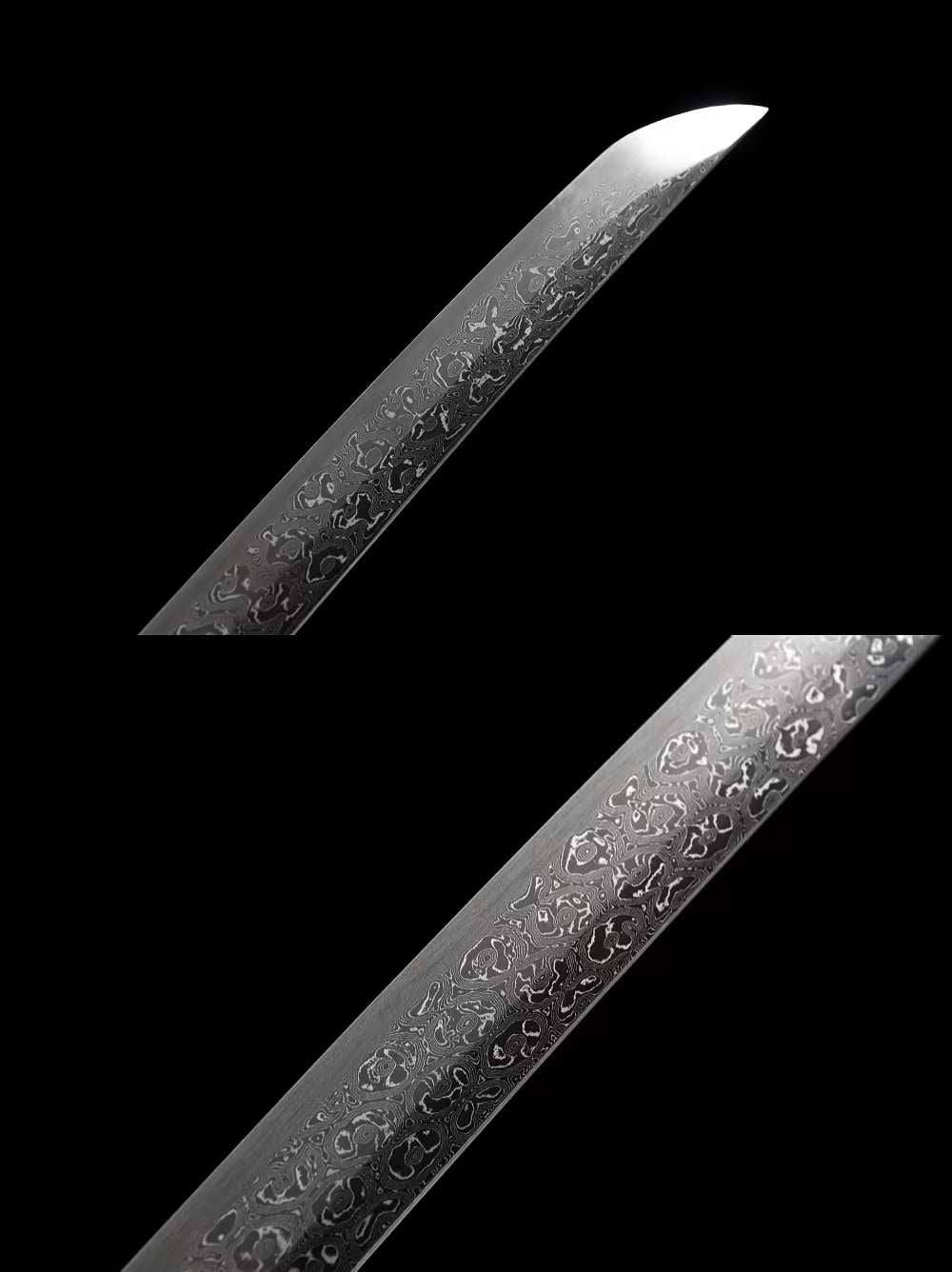 怒った海 Katana Damas Steel