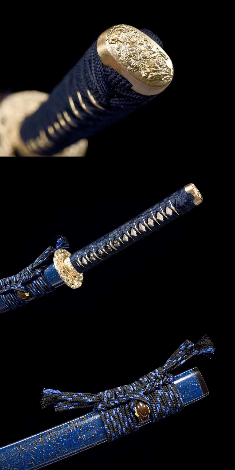 怒った海 Katana Damas Steel