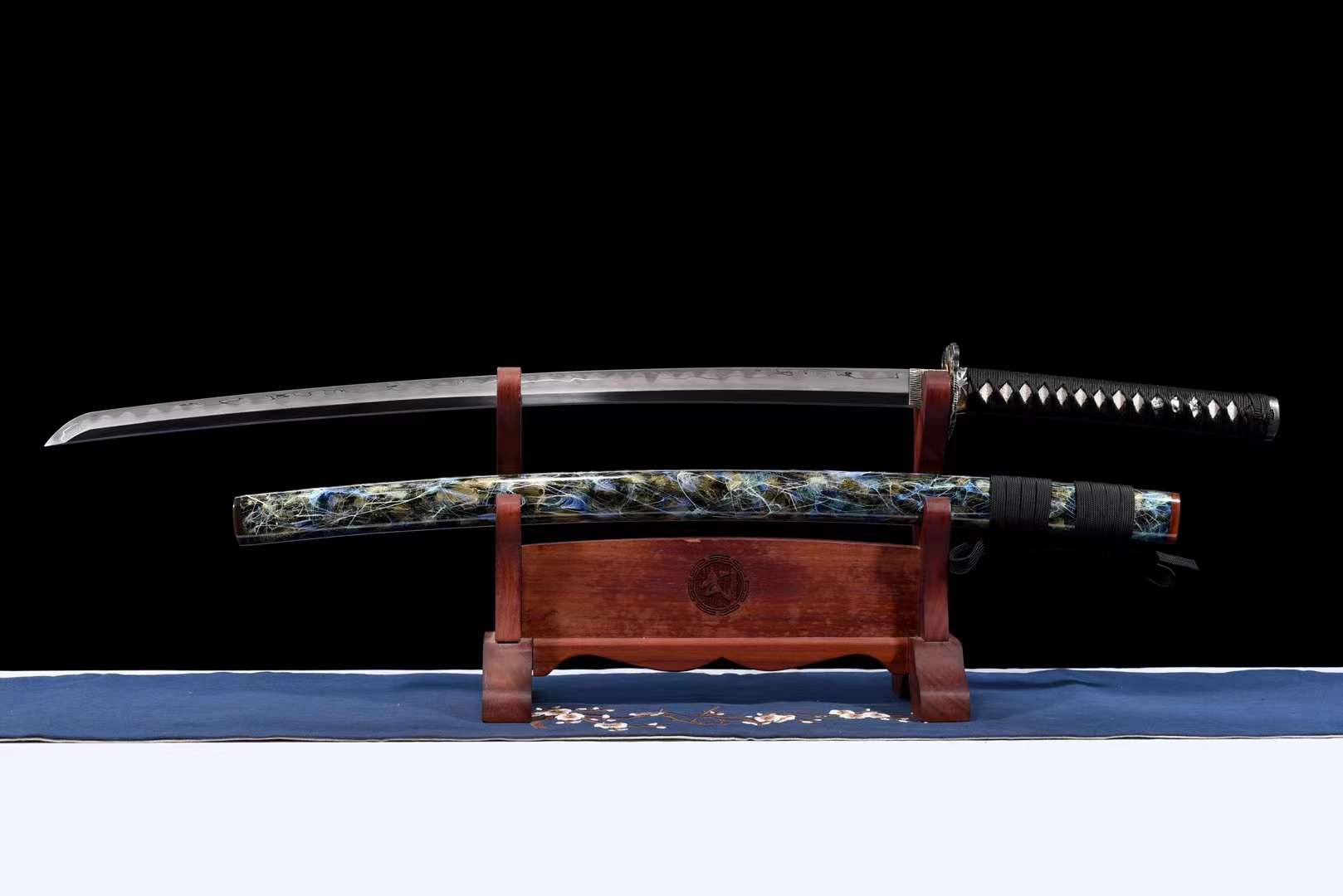 森羅万象 Katana Kobuse forge Damas&T10 Steel