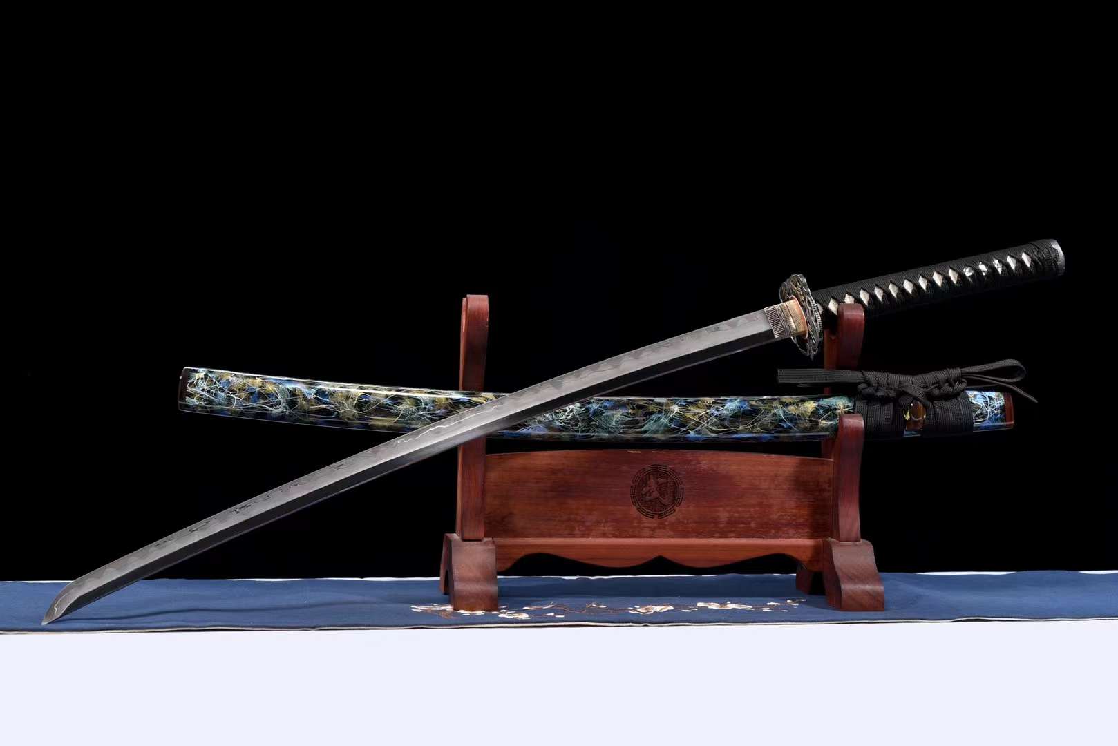 森羅万象 Katana Kobuse forge Damas&T10 Steel