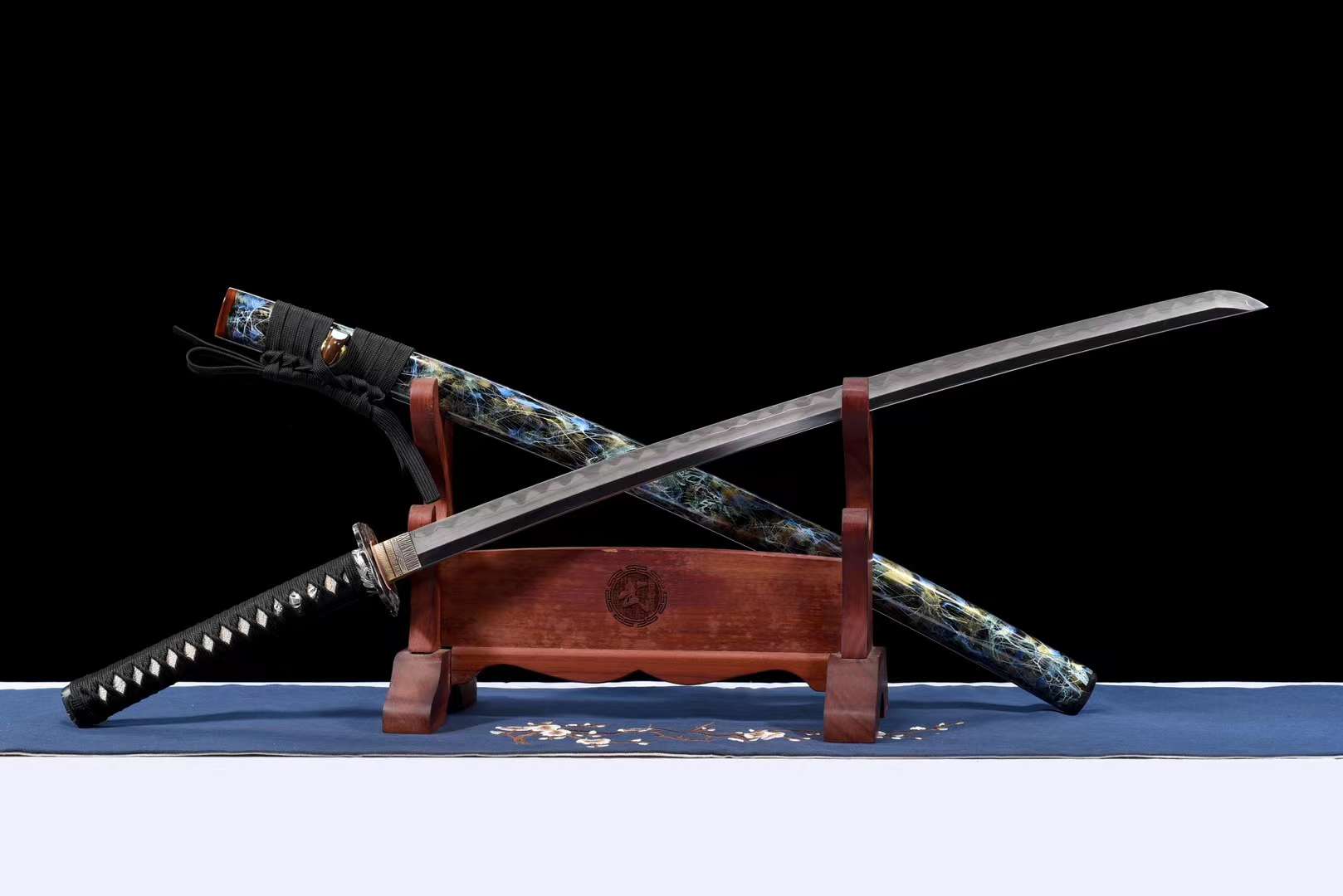 森羅万象 Katana Kobuse forge Damas&T10 Steel