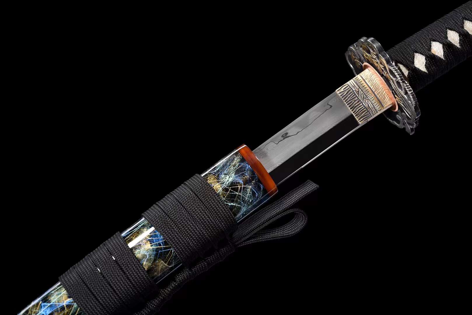 森羅万象 Katana Kobuse forge Damas&T10 Steel