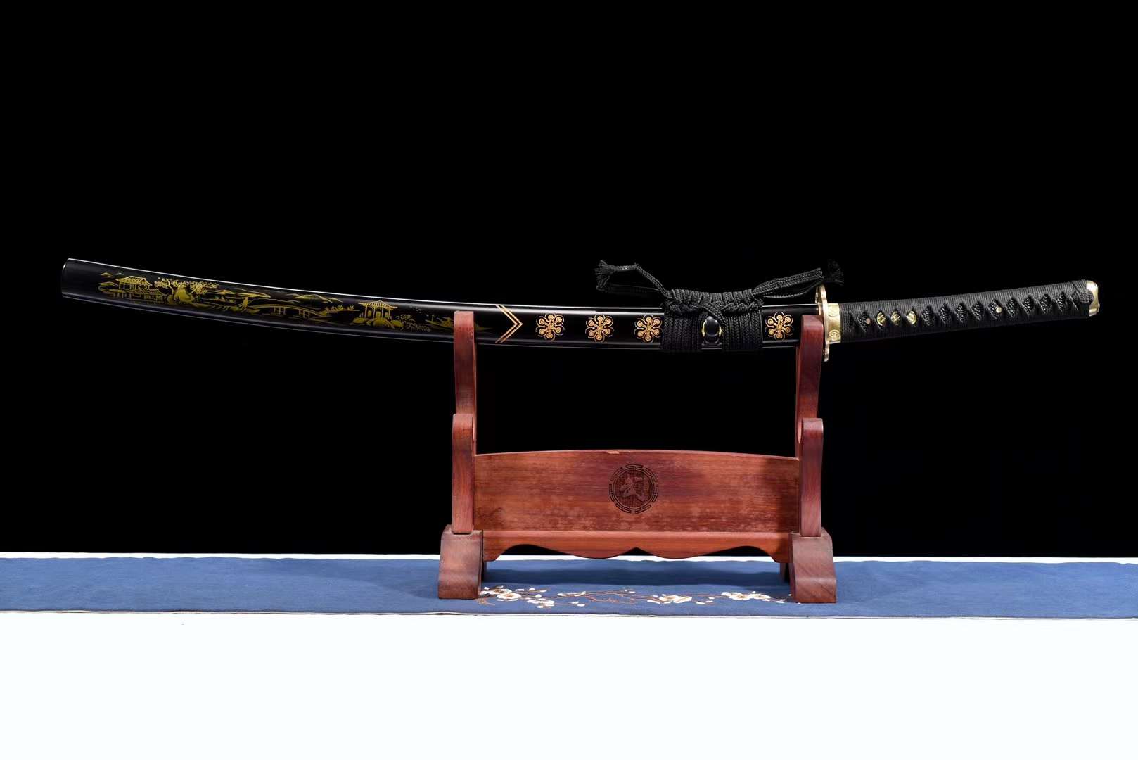 琼楼 Katana T10 Steel Hamon