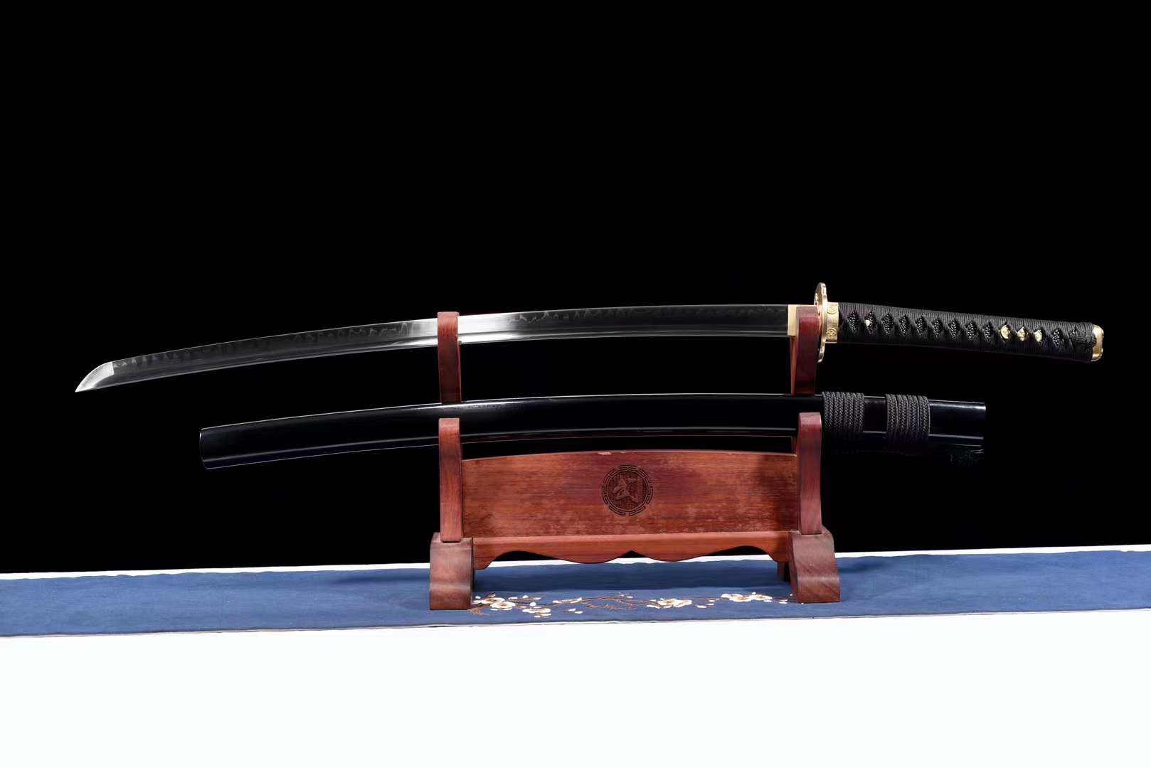 琼楼 Katana T10 Steel Hamon