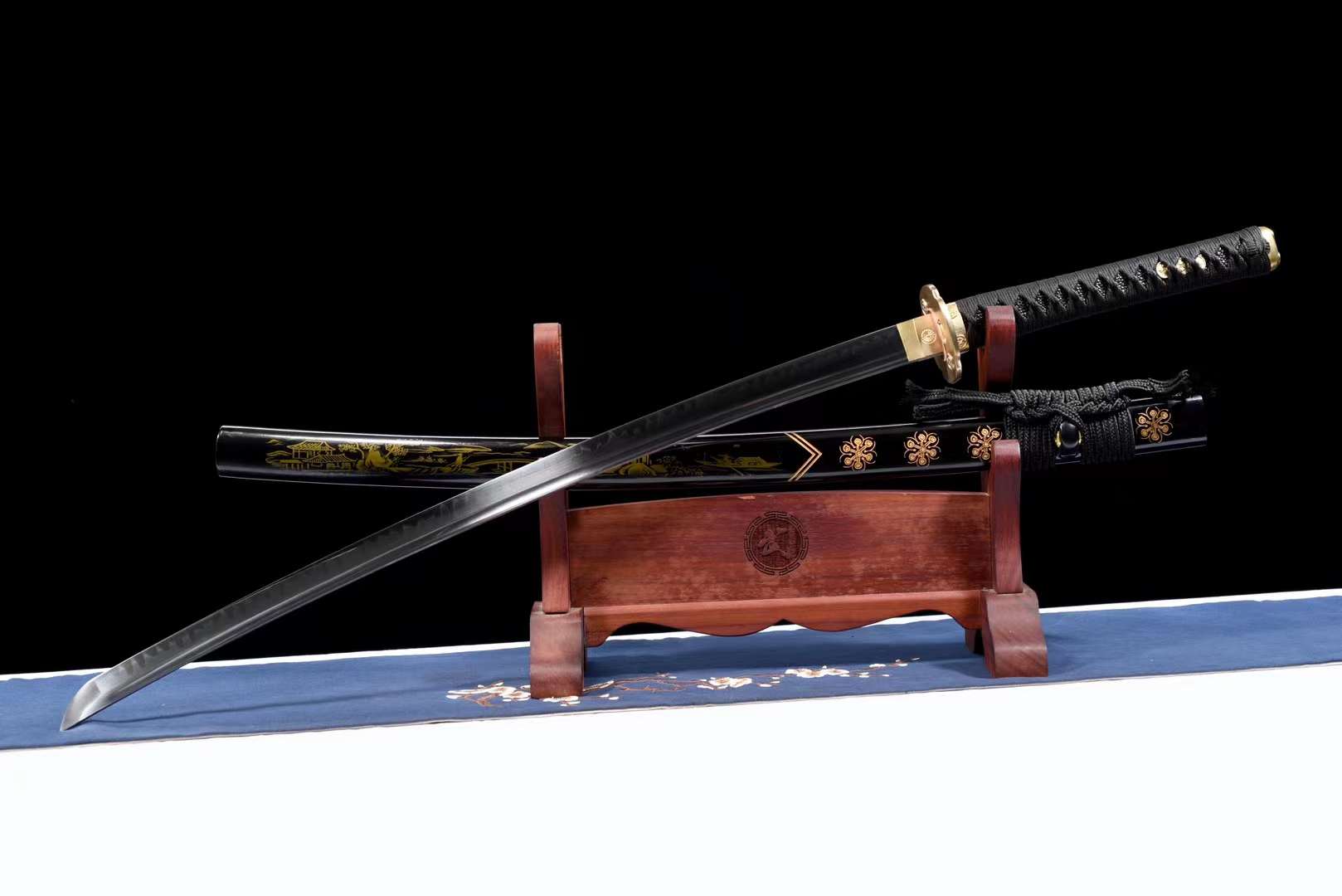 琼楼 Katana T10 Steel Hamon