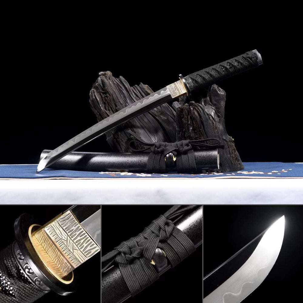 黒翡翠 Tanto High-Manganese Steel