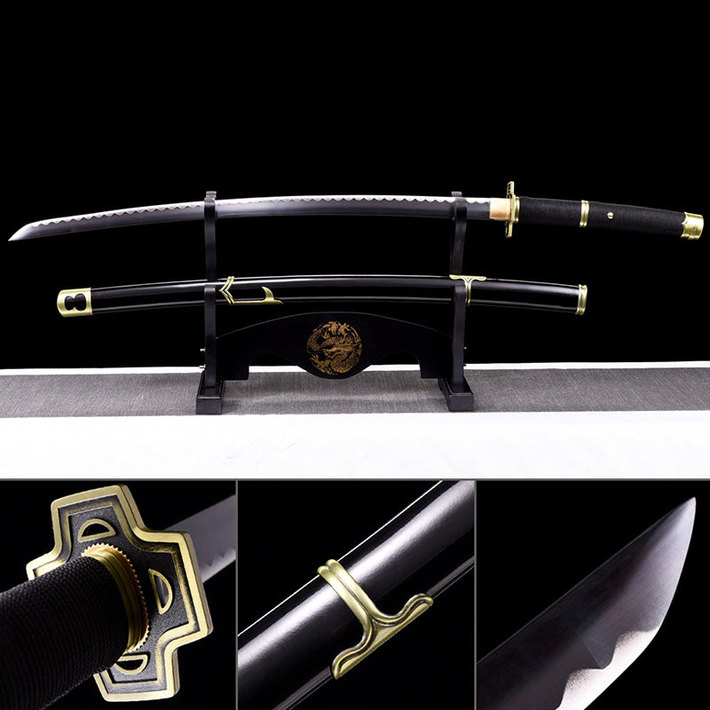 Une Pièce Roronoa Zoro Épées De Samouraï Katana Japonais Faites à La Main