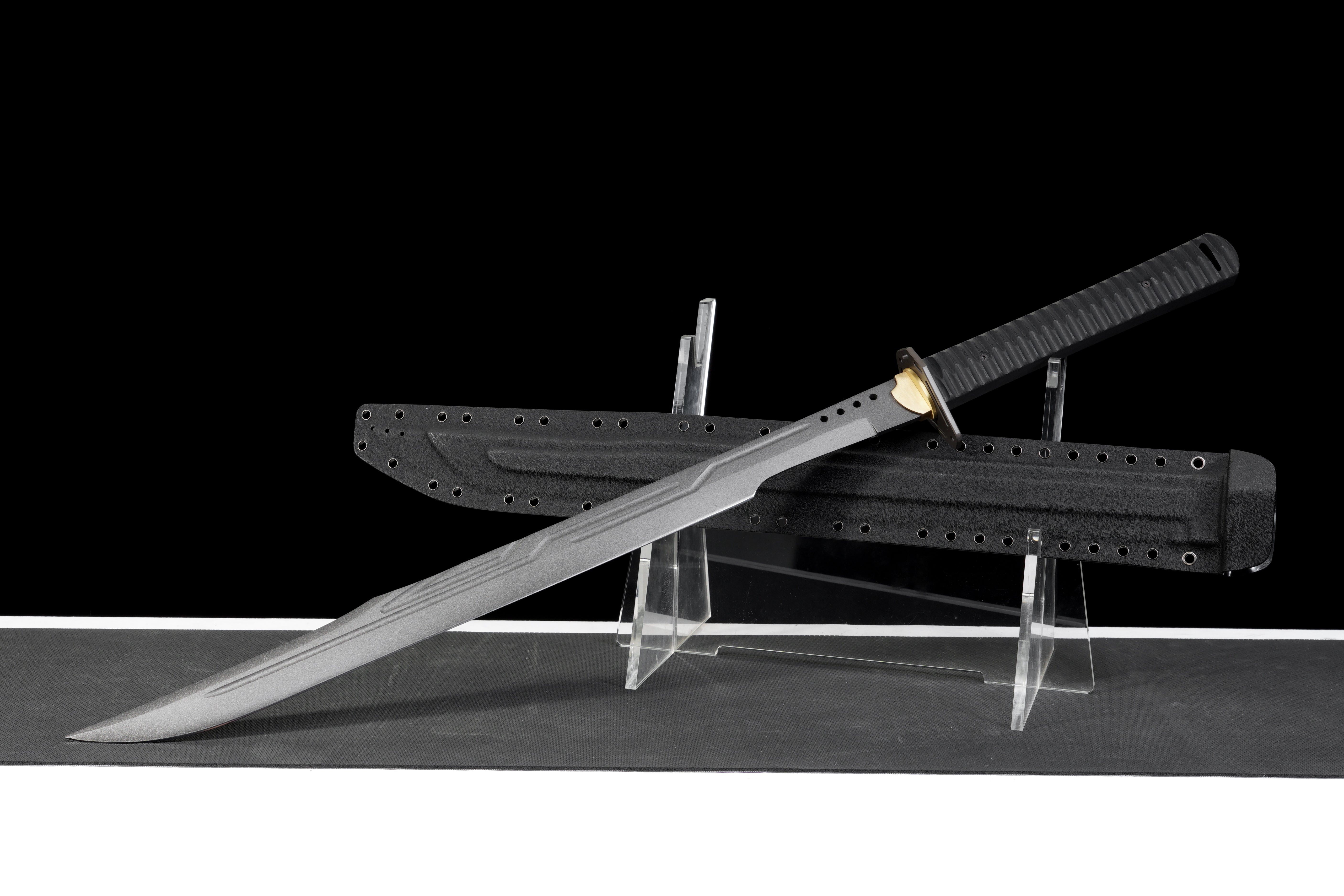 Titanium Ronin Tactical Katana – 60Si2CrVA Spring Steel - Ultra Shar – detail 4