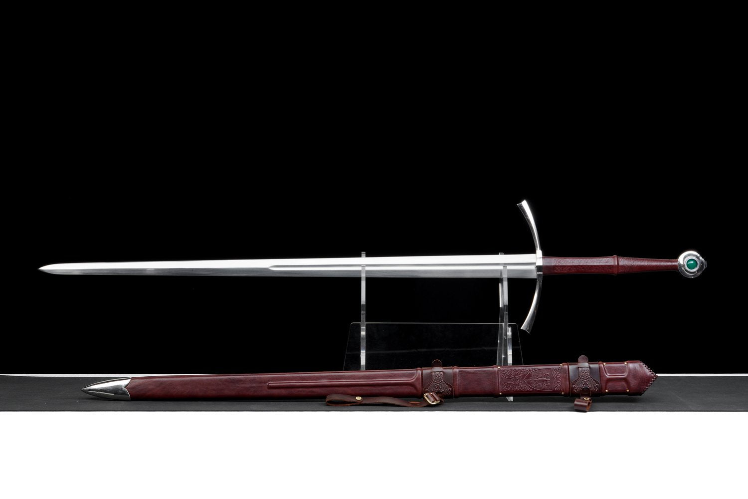 Templar Medieval Longsword – 65 Manganese Steel – 50.4 in – medieval sword