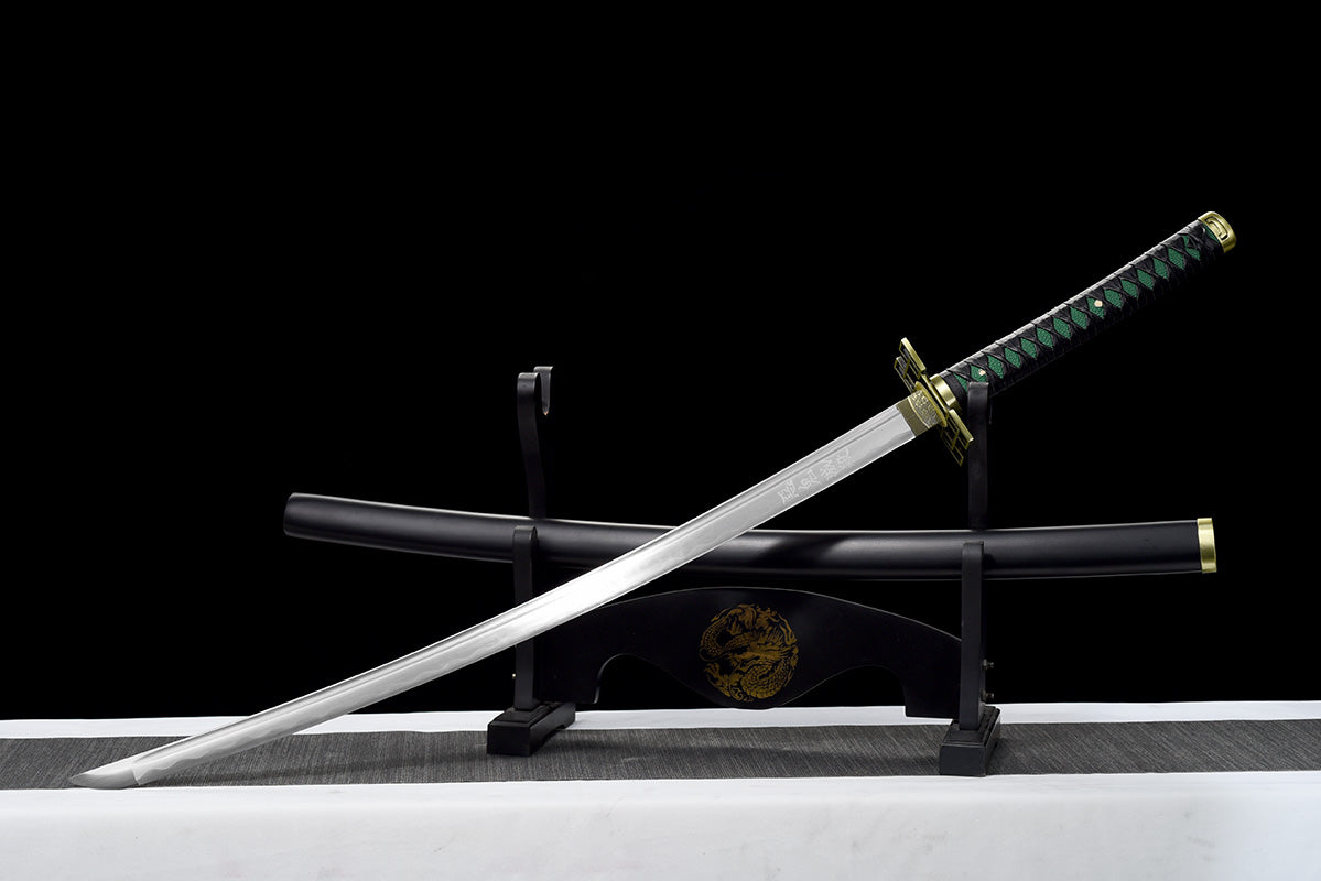 Handgefertigte Katana-Samurai-Schwerter, Dämonentöter, echtes Anime-Schwert, voller Tang, geschärft