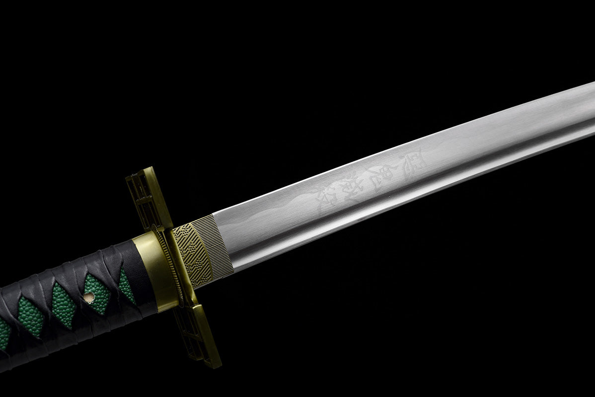 Handgefertigte Katana-Samurai-Schwerter, Dämonentöter, echtes Anime-Schwert, voller Tang, geschärft