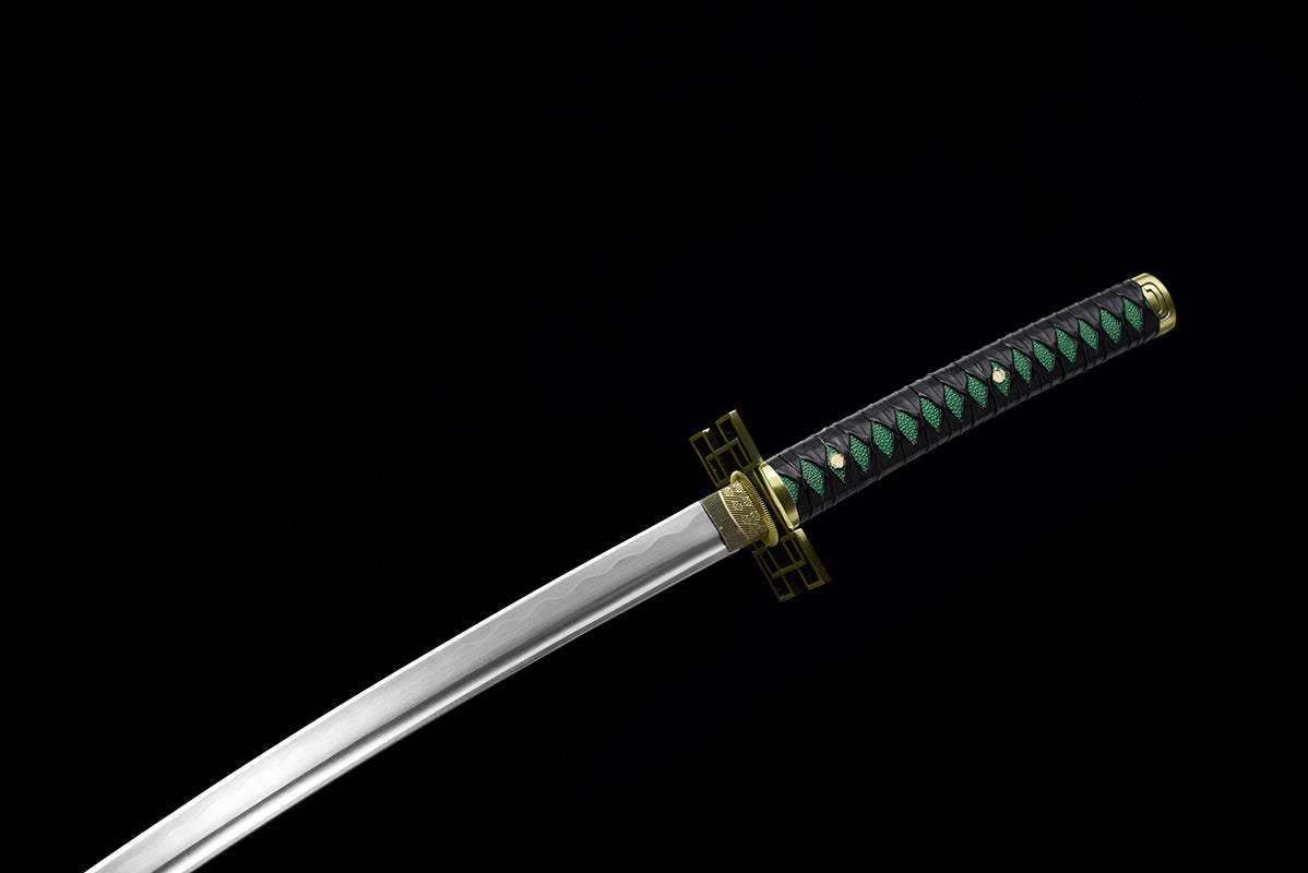 Handgefertigte Katana-Samurai-Schwerter, Dämonentöter, echtes Anime-Schwert, voller Tang, geschärft