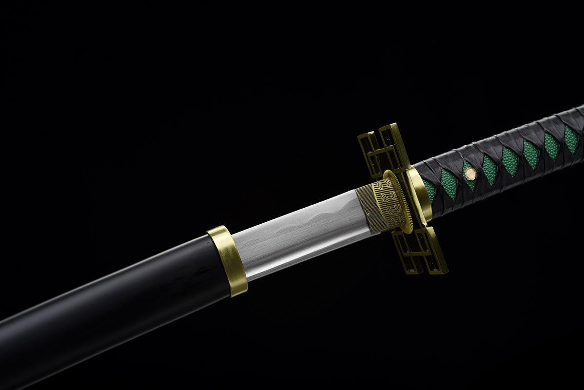 Handgefertigte Katana-Samurai-Schwerter, Dämonentöter, echtes Anime-Schwert, voller Tang, geschärft