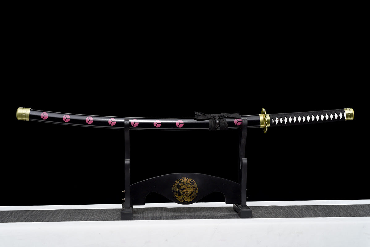 Une pièce Roronoa Zoro fait à la main japon katana samouraï épées épée pleine Tang