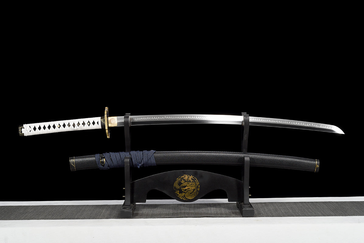 Devil May Cry Vergil Sword Épée De Samouraï Japonais Faite À La Main En Acier T10 Avec Hamon