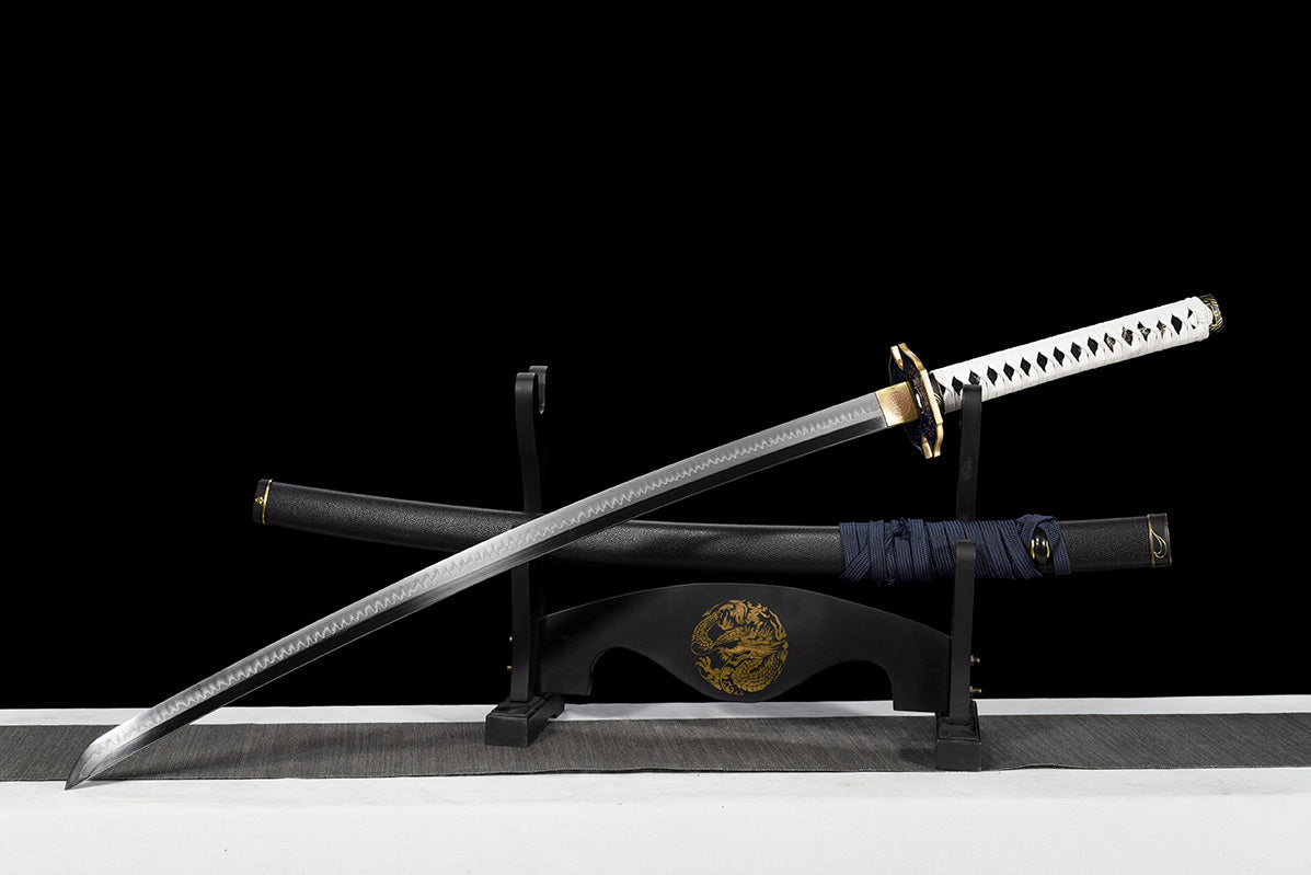 Devil May Cry Vergil Sword Épée De Samouraï Japonais Faite À La Main En Acier T10 Avec Hamon
