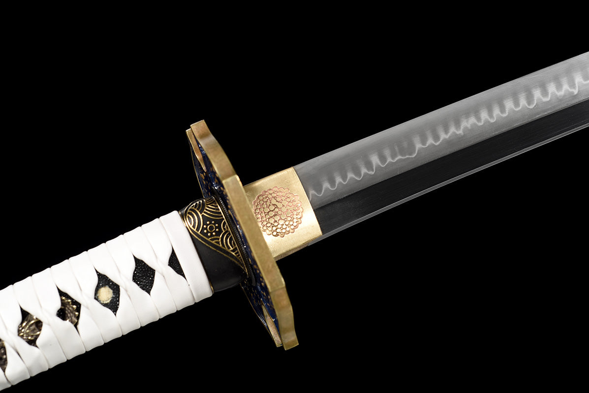 Devil May Cry Vergil Sword Épée De Samouraï Japonais Faite À La Main En Acier T10 Avec Hamon