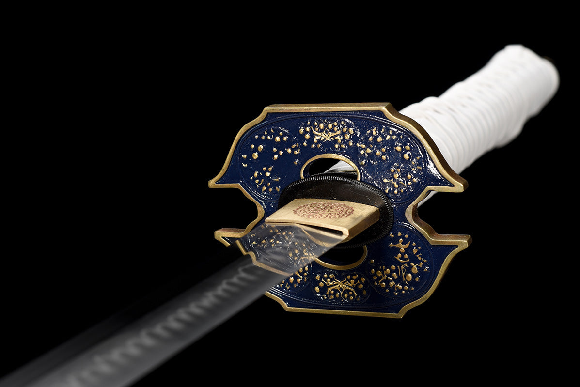 Devil May Cry Vergil Sword Épée De Samouraï Japonais Faite À La Main En Acier T10 Avec Hamon