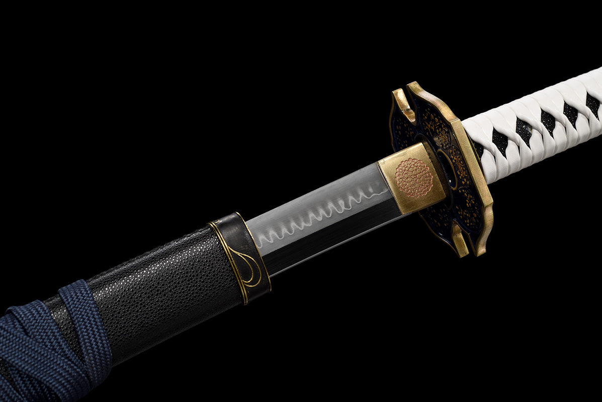 Devil May Cry Vergil Sword Épée De Samouraï Japonais Faite À La Main En Acier T10 Avec Hamon