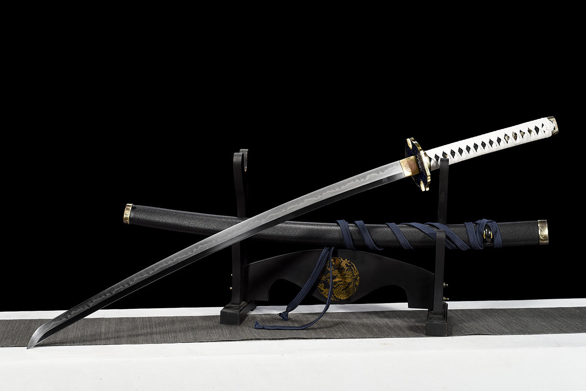Devil May Cry Vergil Sword Épée de samouraï japonaise faite à la main Hamon en acier à haute teneur en manganèse