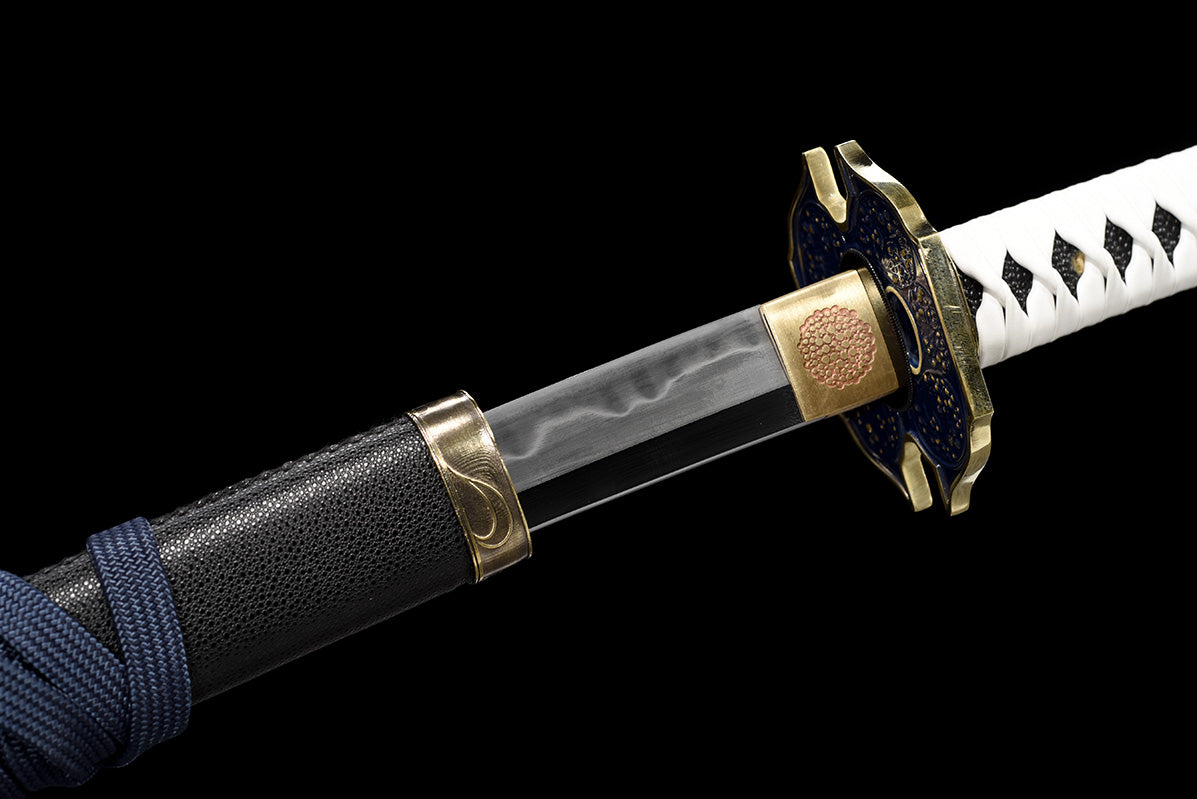Devil May Cry Vergil Sword Épée de samouraï japonaise faite à la main Hamon en acier à haute teneur en manganèse