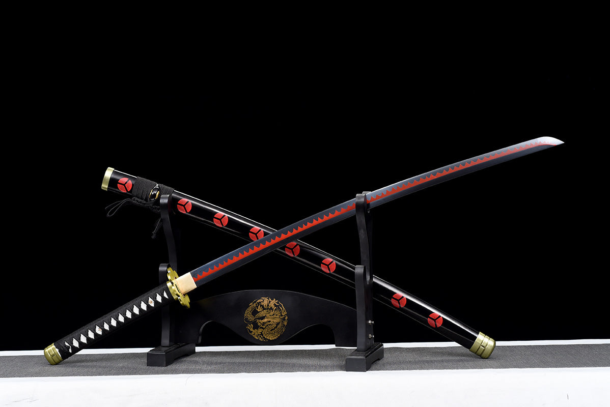 Une pièce Roronoa Zoro fait à la main japon katana samouraï épées épée pleine Tang