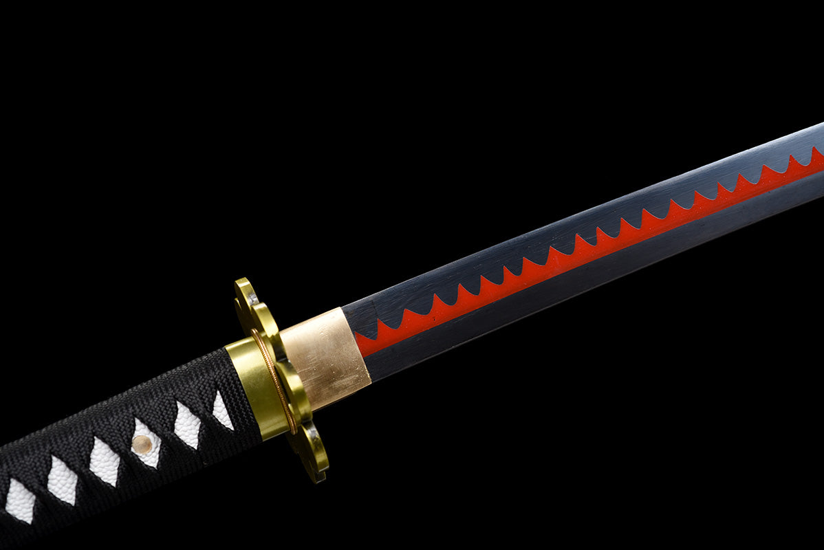 Une pièce Roronoa Zoro fait à la main japon katana samouraï épées épée pleine Tang