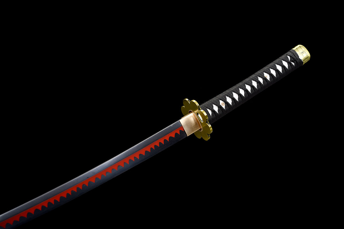 Une pièce Roronoa Zoro fait à la main japon katana samouraï épées épée pleine Tang