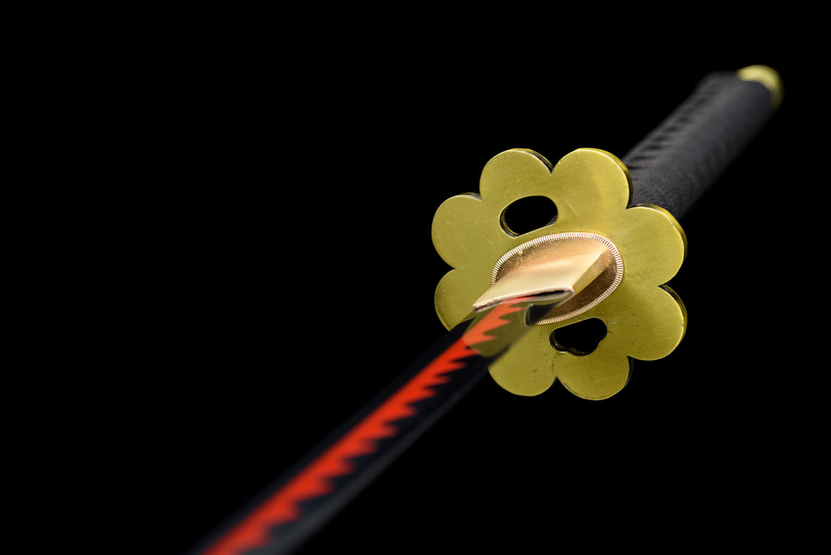 Une pièce Roronoa Zoro fait à la main japon katana samouraï épées épée pleine Tang