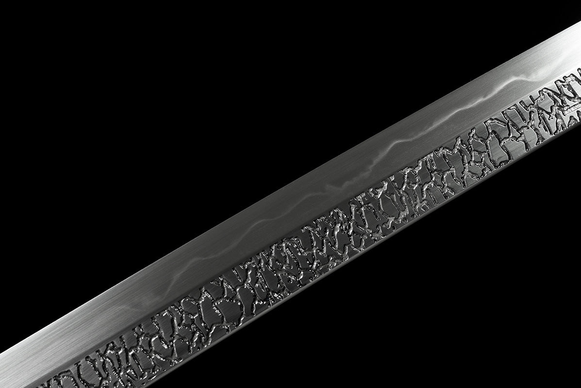 Elden Ring Moonveil Katana Épée de samouraï japonais faite à la main en acier T10 avec hamon