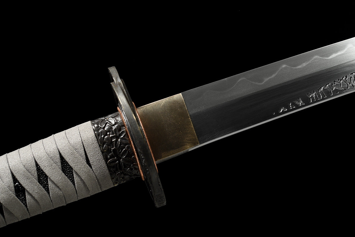 Elden Ring Moonveil Katana Épée de samouraï japonais faite à la main en acier T10 avec hamon
