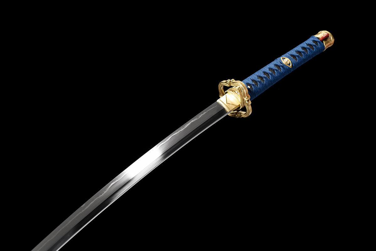 ZELDA Sword Handmade Japanese Samurai Sword T10 steel Hamon Sharpened