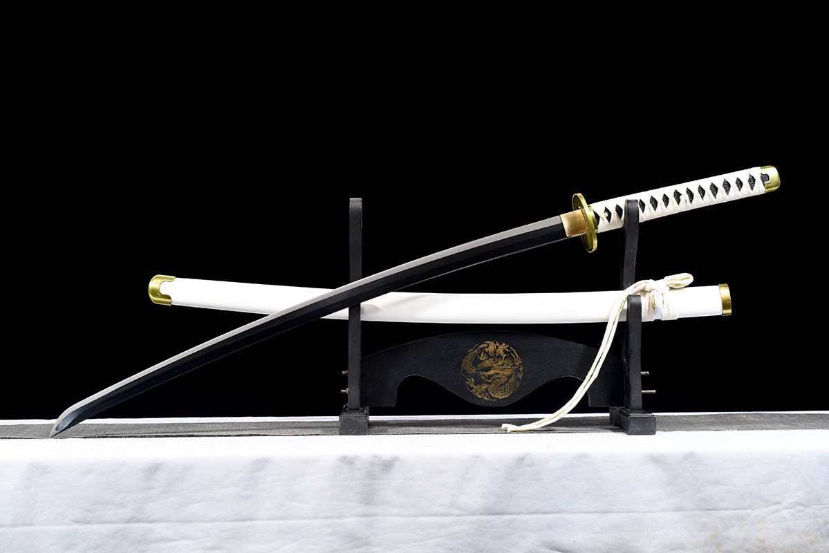 Épée de samouraï katana japonais faite à la main Roronoa Zoro d'une seule pièce
