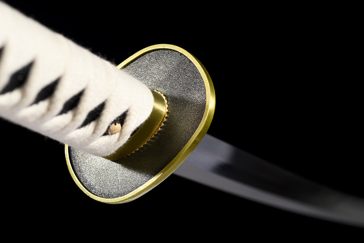 Épée de samouraï katana japonais faite à la main Roronoa Zoro d'une seule pièce