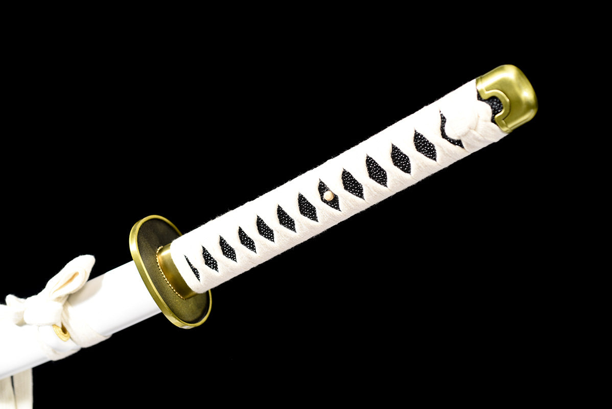 Épée de samouraï katana japonais faite à la main Roronoa Zoro d'une seule pièce