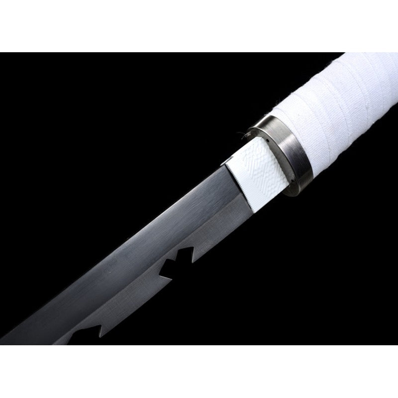 Épée de samouraï Katana faite à la main, Demon Slayer Inosuke, véritable épée d'anime