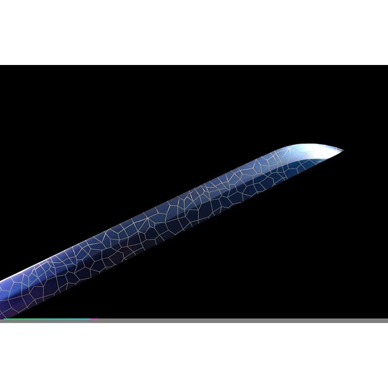 Épées de samouraï Katana faites à la main, véritable épée d'anime pleine soie aiguisée sept assassins