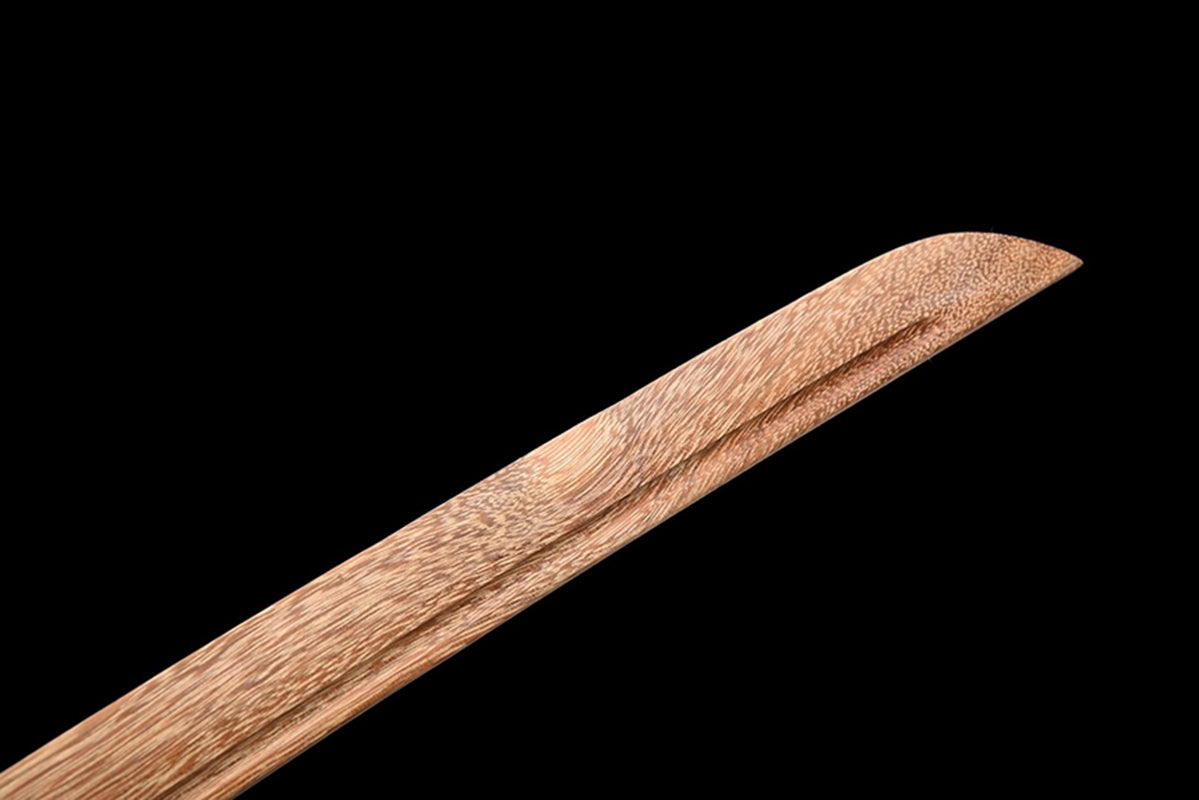 Épées japonaises faites à la main, pratique du samouraï Katana, épée en bois, fourreau blanc