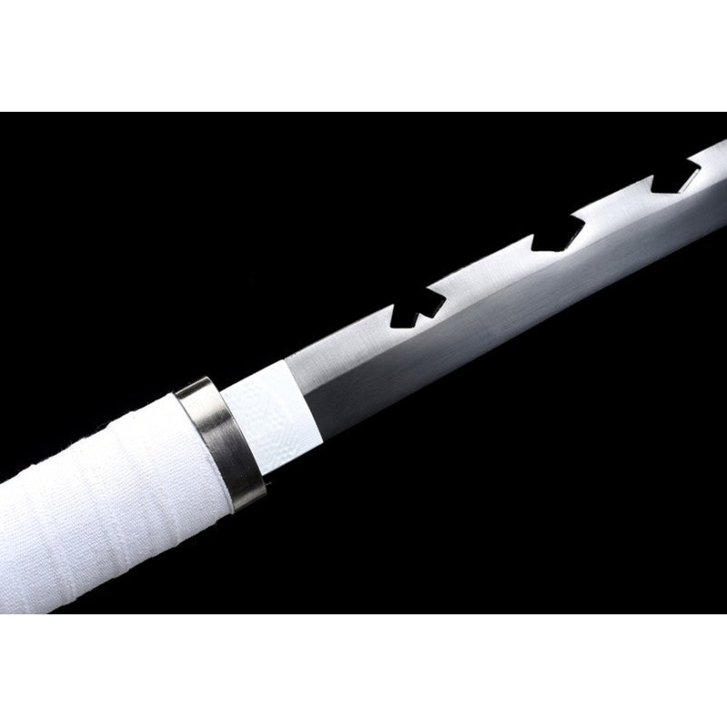 Épée de samouraï Katana faite à la main, Demon Slayer Inosuke, véritable épée d'anime