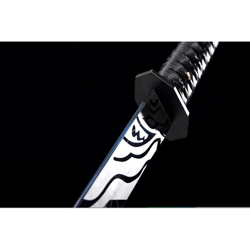 Épées de samouraï Katana faites à la main, véritable épée d'anime pleine soie aiguisée sept assassins