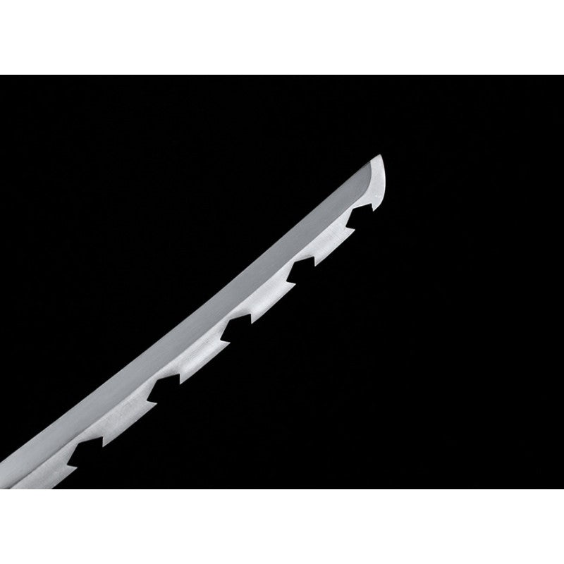 Épée de samouraï Katana faite à la main, Demon Slayer Inosuke, véritable épée d'anime