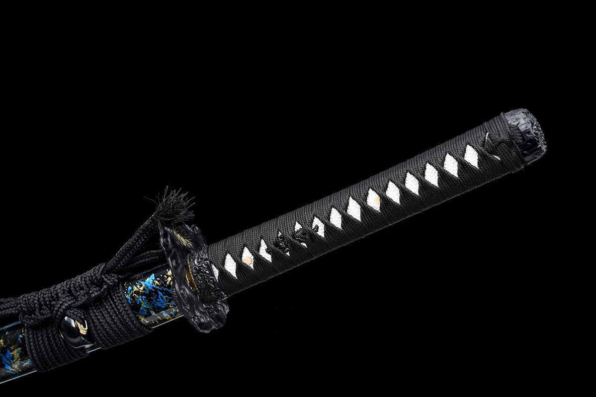Épées japonaises faites à la main, pratique du samouraï Katana, épée en bois, fourreau blanc