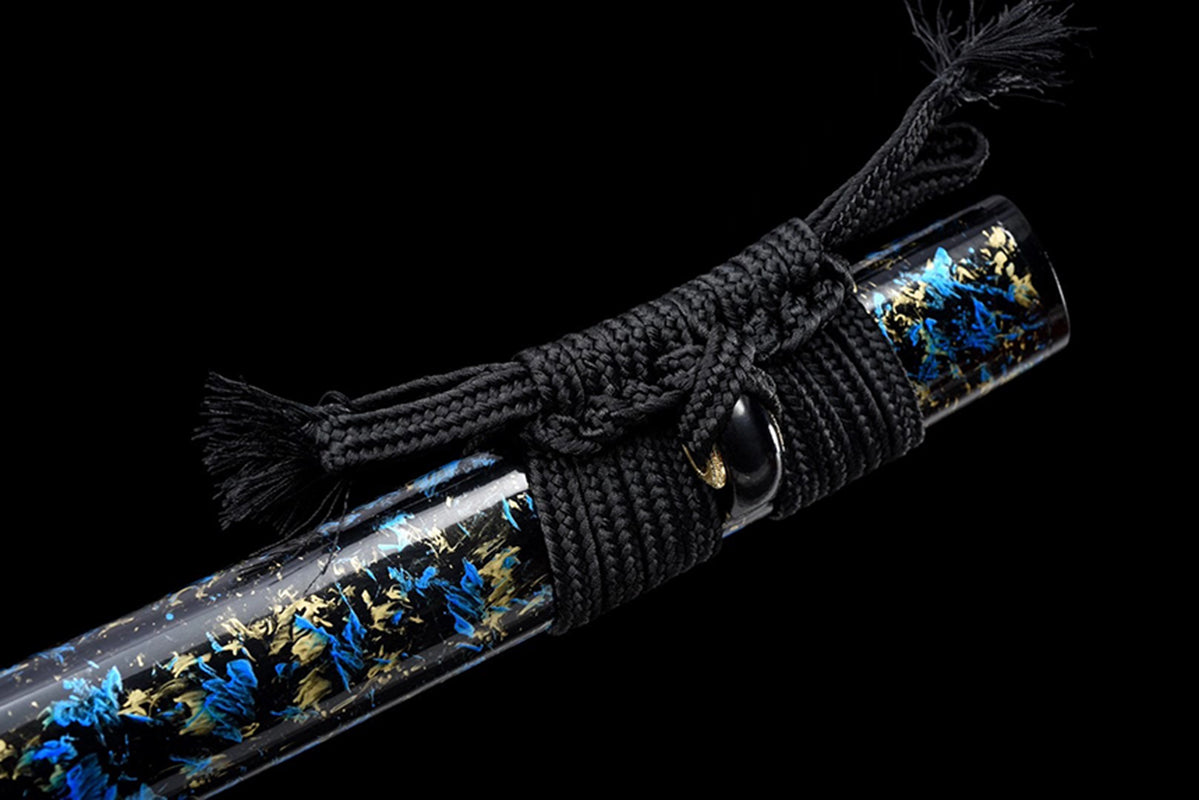 Épées japonaises faites à la main, pratique du samouraï Katana, épée en bois, fourreau blanc