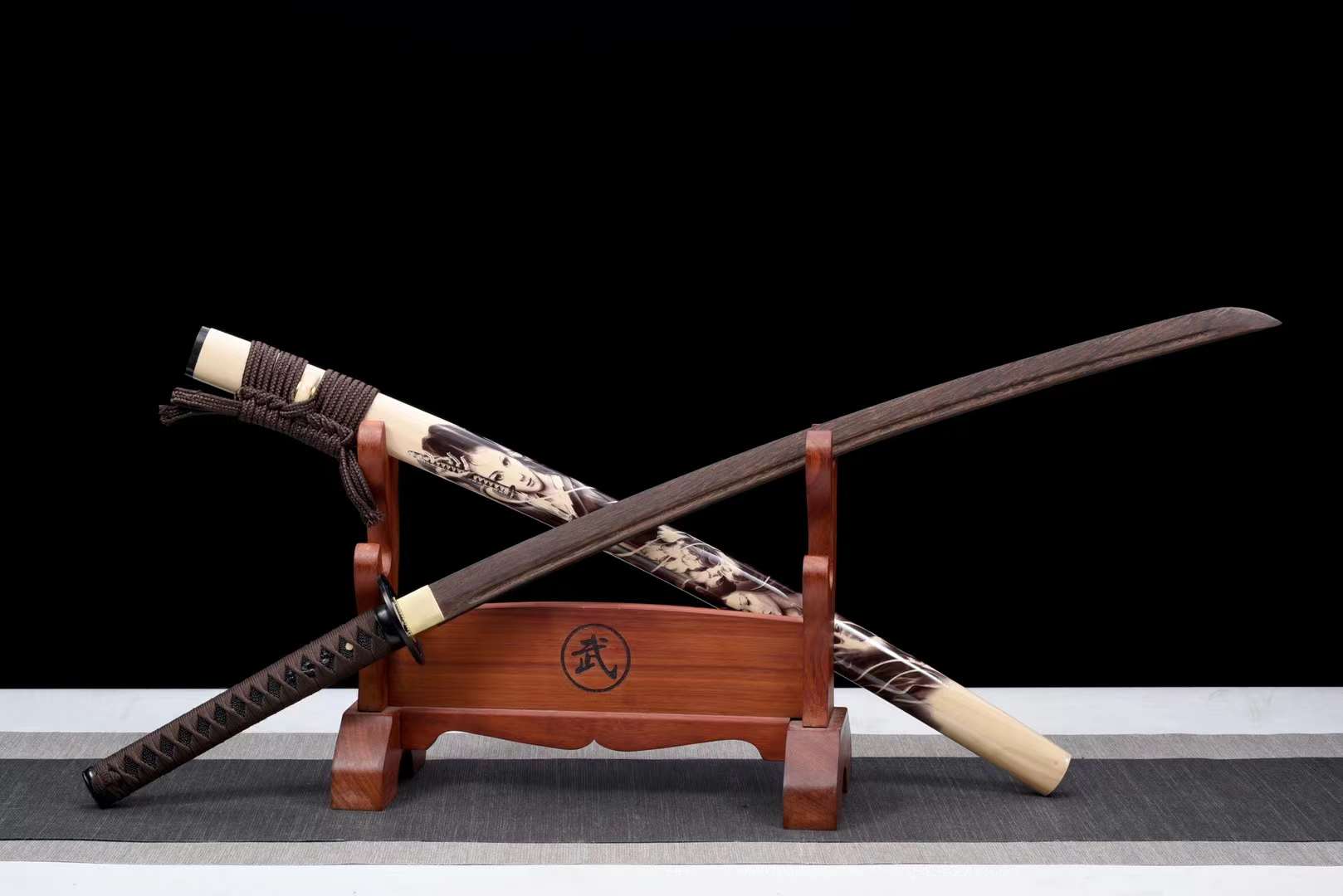 Katana en bois d’épée d’entraînement fait à la main