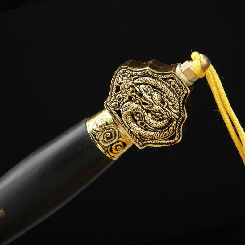 Handmade Pattern Carbon Steel China Dragon Style Chinese Swords