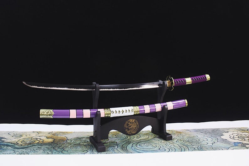One Piece Handmade Katana Roronoa Zoro Katana Samurai Real Sword